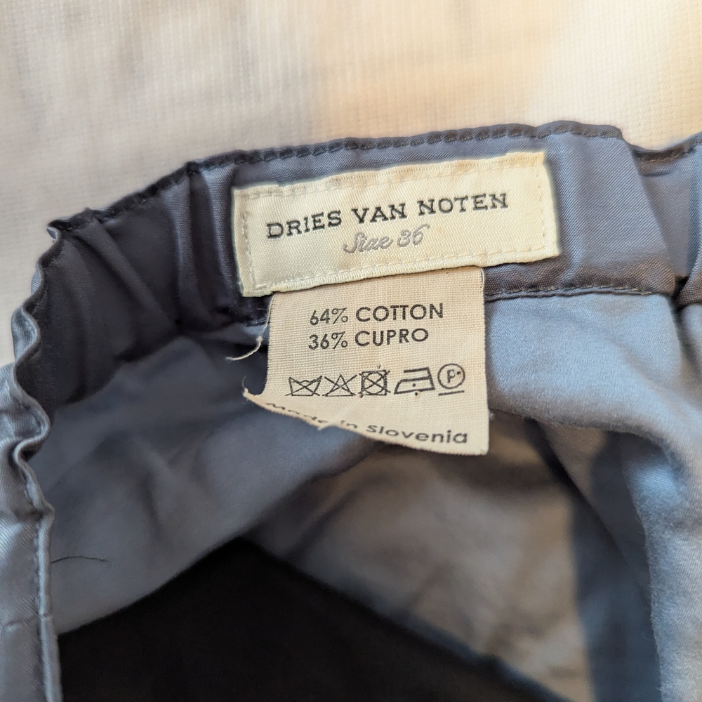 Dries Van Noten Gray Skirt
